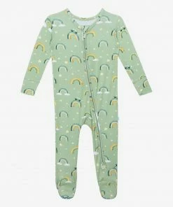 Posh Peanut Desean Footie Zippered One Piece