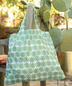 Rockflowerpaper Bags Desert Succulent Blu Bag