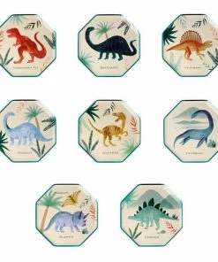 Meri Meri Gifts Dinosaur Kingdom Side Plates