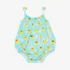Posh Peanut Ducky Spaghetti Strap Bubble Romper Baby