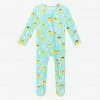 Posh Peanut Ducky Footie Zippered One Piece Baby