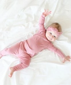 Posh Peanut Dusty Rose Loungewear Baby