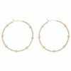 Enewton Beaded 1.75” Hoop - Dignity Gold Sincereity Pattern