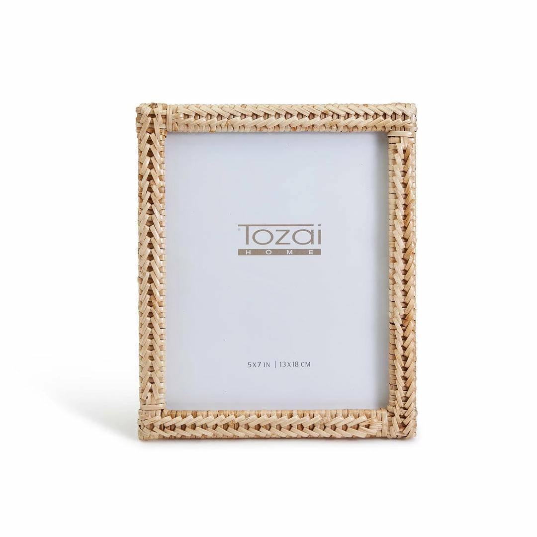 Two's Company 5" X 7" Woven Rattan Frame Frames