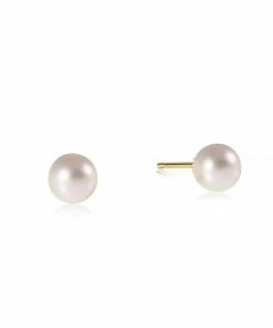 Enewton Classic 6mm Ball Stud - Pearl Jewelry