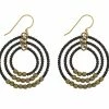 Aid Through Trade Brass Gyroscope Earrings (Assorted Colors)