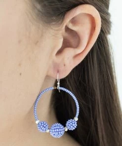 Aid Through Trade The Uptown Girl Hoops (Assorted Colors) Jewelry