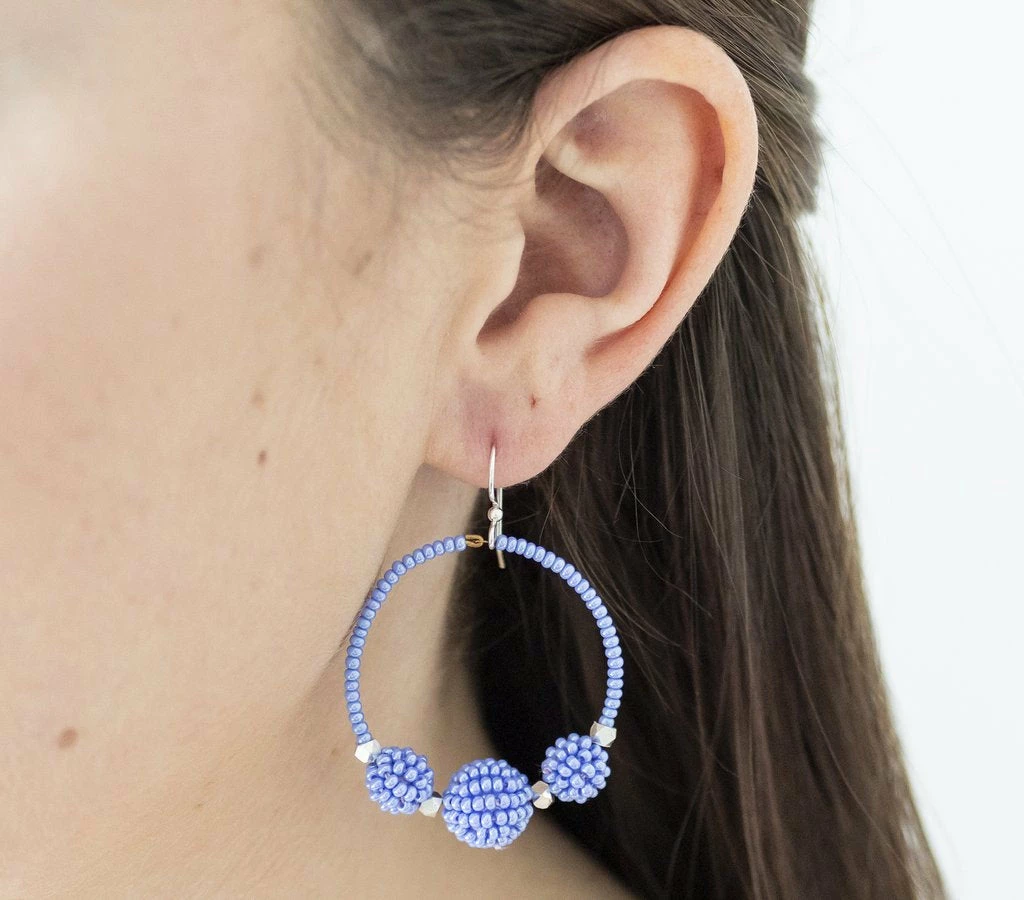 Aid Through Trade The Uptown Girl Hoops (Assorted Colors) Jewelry