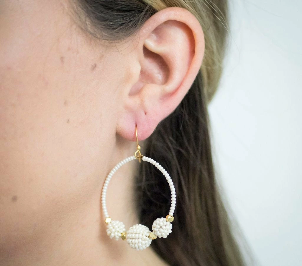 Aid Through Trade The Uptown Girl Hoops (Assorted Colors) Jewelry