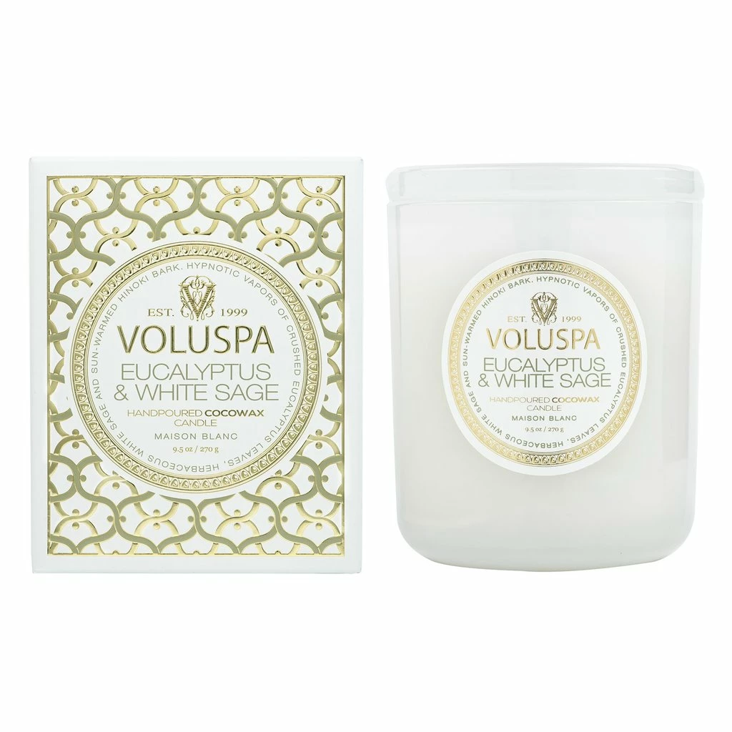 Voluspa Eucalyptus & White Sage - Classic Candle Gifts