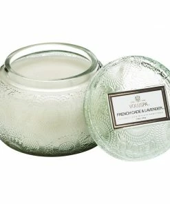 Voluspa French Cade Lavender - Embossed Chawan Bowl Glass Candle Gifts