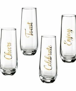 Lillian Rose Gifts Stemless Champagne Glass - Toast