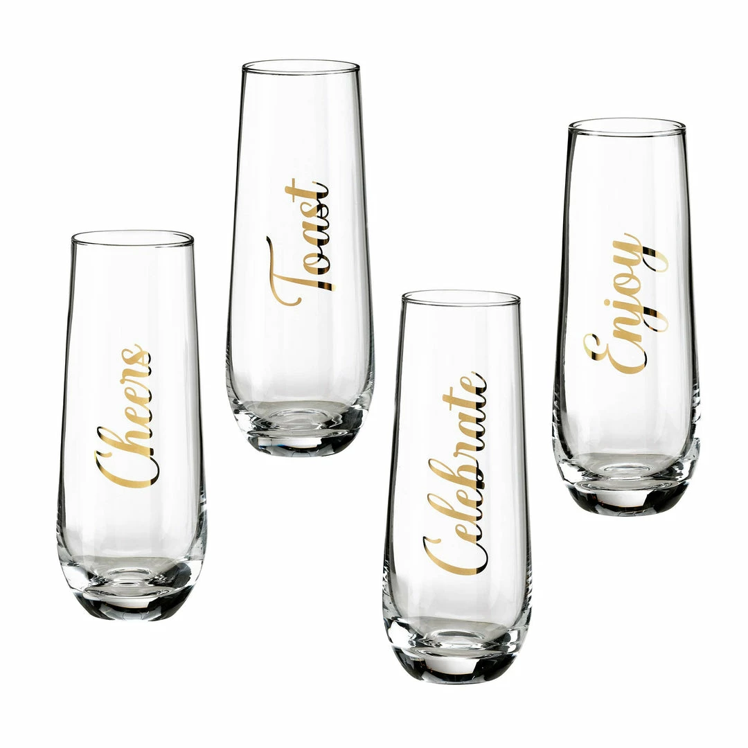 Lillian Rose Gifts Stemless Champagne Glass - Toast