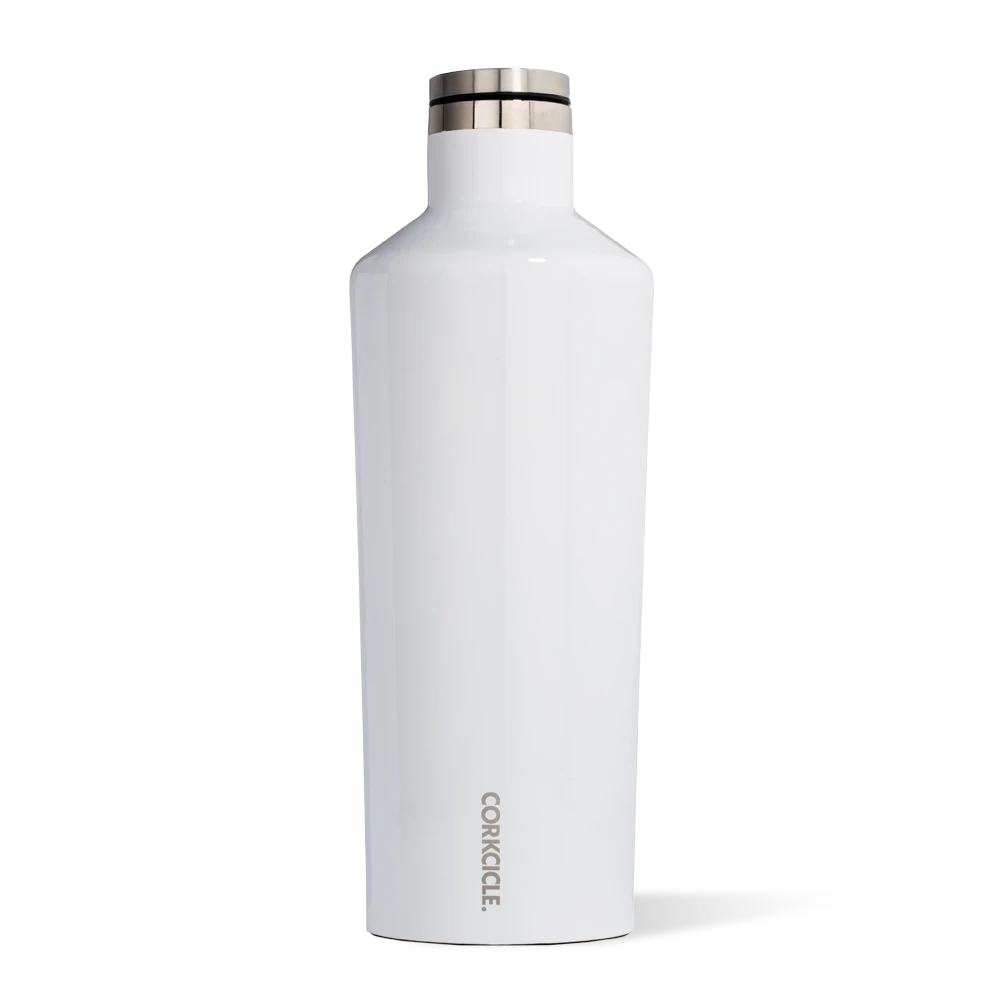 Corkcicle Drinkware Gloss White 60 Oz Canteen