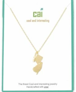 CAI Gold State Necklace – New Jersey