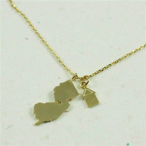 CAI Gold State Necklace – New Jersey