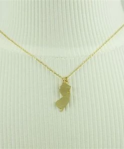 CAI Gold State Necklace – New Jersey