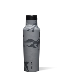 Corkcicle Drinkware Grey Camo 20 Oz Sport Canteen
