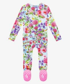 Posh Peanut Baby Hadley Footie Ruffled Zippered One Piece