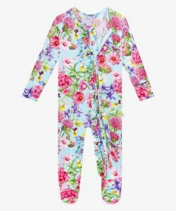 Posh Peanut Baby Hadley Footie Ruffled Zippered One Piece