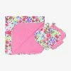 Posh Peanut Baby Hadley & Pink Peony Polka Dot Patoo & Lovey Set