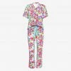 Posh Peanut Apparel Hadley Women's Short Sleeve & Relaxed Long Pajama Pants