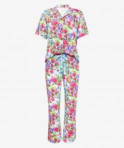 Posh Peanut Apparel Hadley Women's Short Sleeve & Relaxed Long Pajama Pants
