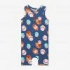 Posh Peanut Homer Henley Racerback Short Length Romper Baby
