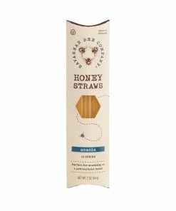 Savannah Bee Company Food Honey Straw Boxed - 12 Count