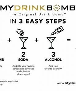 My Drink Bomb Bellini Blush Bomb - 4 Pack