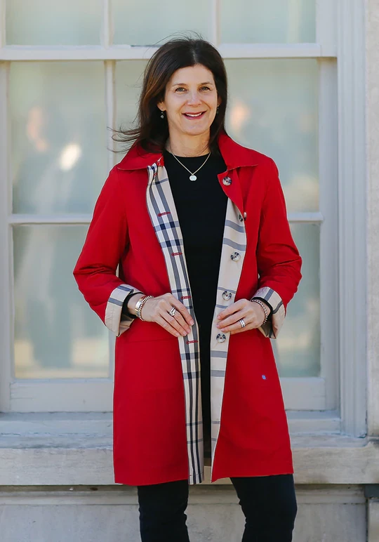 Rainraps Jester Red & Plaid RAINTRENCH (with Detachable Hood) Apparel