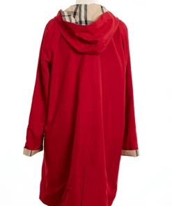 Rainraps Jester Red & Plaid RAINTRENCH (with Detachable Hood) Apparel