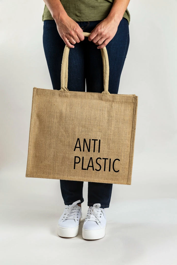 ShoreBags Jute Market Anti Plastic Bag