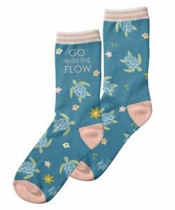 Karma Turtle (Go With The Flow) Crew Socks