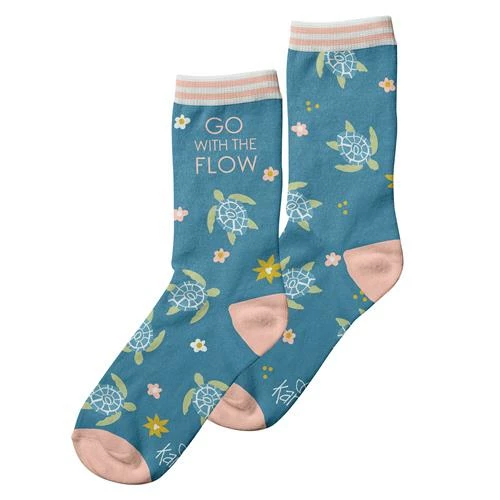 Karma Turtle (Go With The Flow) Crew Socks