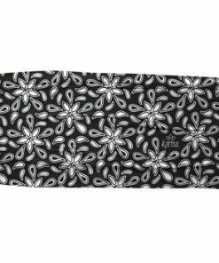 Karma Thin Headband - Black And White Floral