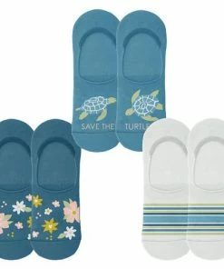 Karma Apparel No Show Socks - Turtle