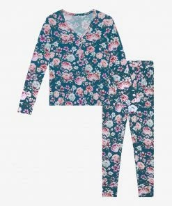 Posh Peanut Apparel Keisha Women Long Sleeve Pajama Set