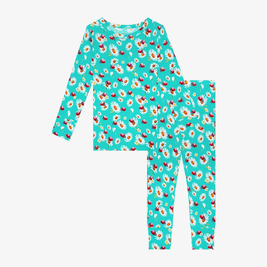 Posh Peanut Baby Ladybug Long Sleeve Basic Pajama