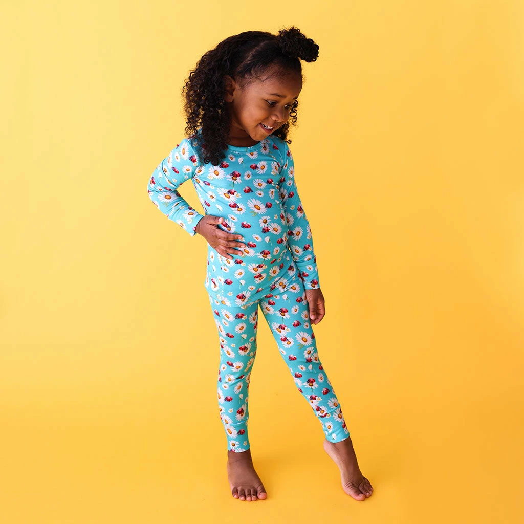 Posh Peanut Baby Ladybug Long Sleeve Basic Pajama