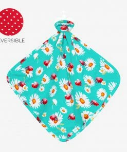 Posh Peanut Ladybug & Rose Petal Polka Dot Patoo & Lovey Set