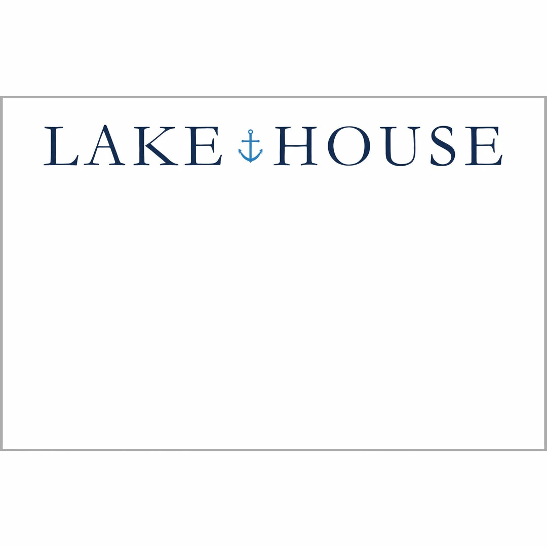 WH Hostess 8.5 X 5.5 Slab Notepad - Lake House