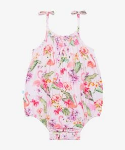 Posh Peanut Leilani Spaghetti Strap Bubble Romper