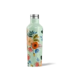 Corkcicle Lively Floral Mint 16 Oz Canteen Drinkware