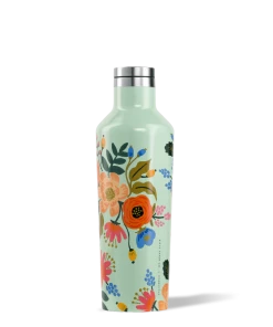 Corkcicle Lively Floral Mint 16 Oz Canteen Drinkware