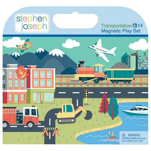 Stephen Joseph Magnetic Play Set - Transportation