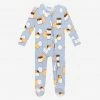 Posh Peanut Baby Marshal Footie Zippered One Piece