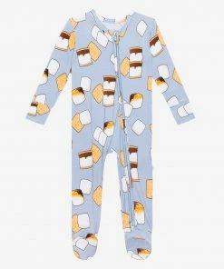Posh Peanut Baby Marshal Footie Zippered One Piece