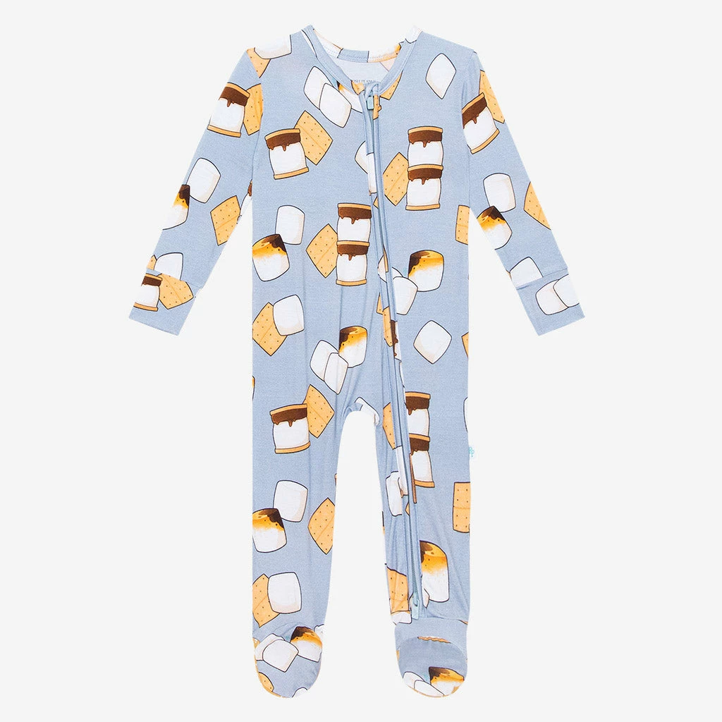 Posh Peanut Baby Marshal Footie Zippered One Piece