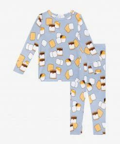 Posh Peanut Marshal Long Sleeve Basic Pajama Baby